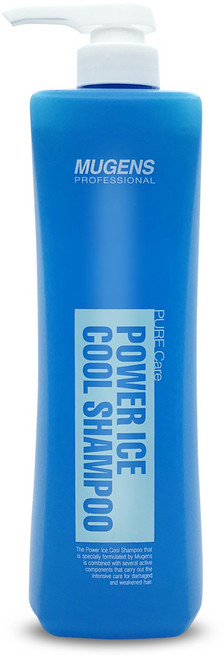 웰코스 뮤겐스 파워 아이스 쿨샴푸 1000g 리프레싱 쿨 샴푸, 1kg, 1개