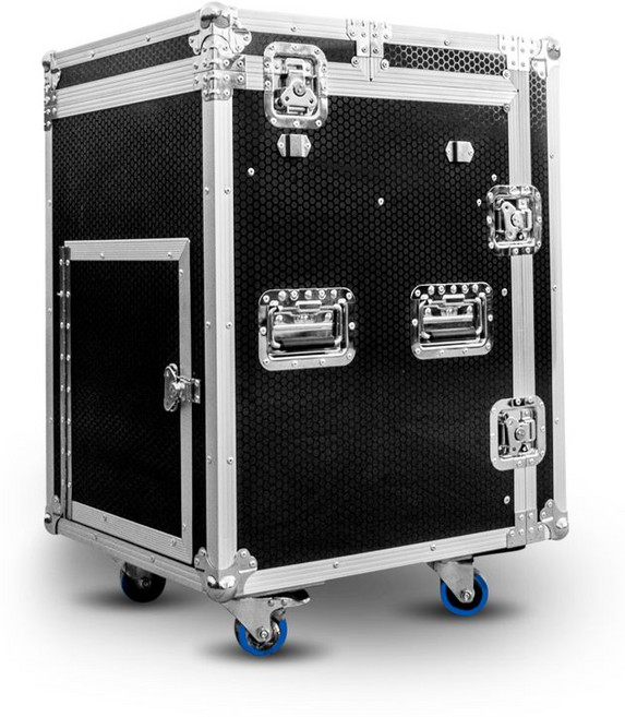 오디오 믹서 케이스 하드랙 음향장비 캐비닛 콘솔 박스 방송 기기 보관, 12U 접힘