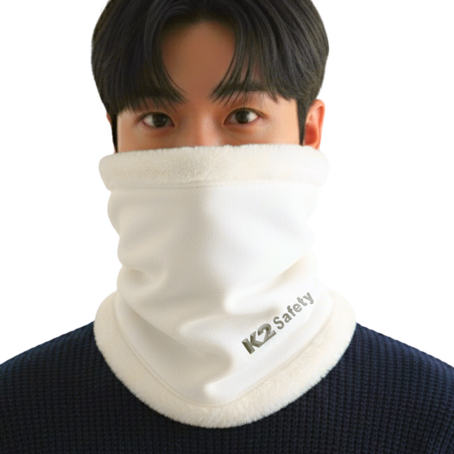 K2 세이프티 버닝 넥워머 넥게이터, 화이트