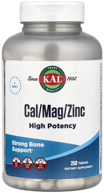 KAL Cal/Mag/아연250정, 1개, 250정 - 쿠팡