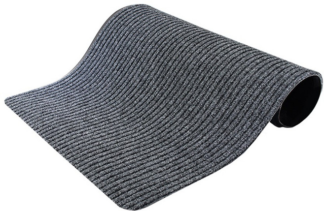 레인매트 수분흡수 바닥발판 카페트 사무실 건물 입구 미끄럼방지 물기흡수 장마철 매트, 그레이, 1개, 압소바 레인 매트 기본형