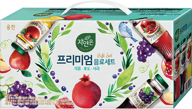 자연은 프리미엄 음료세트, 180ml, 12개