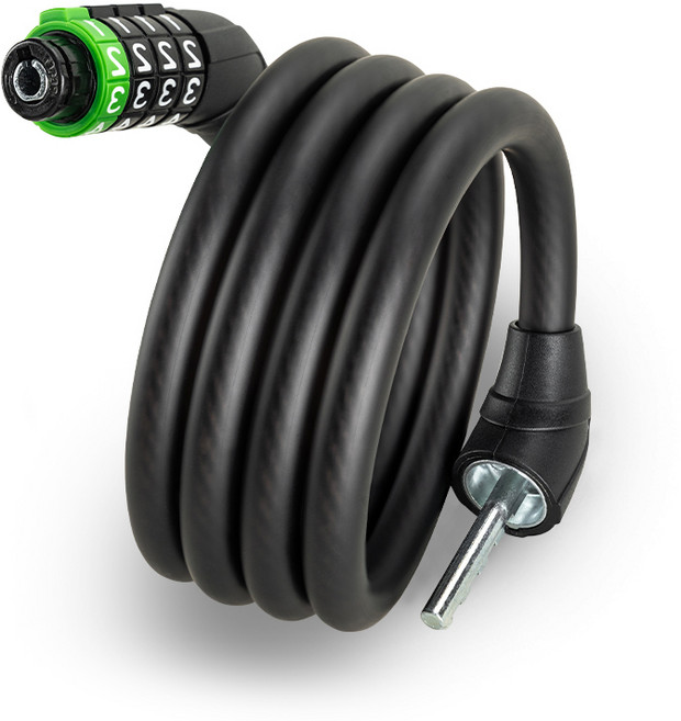 비밀번호 자전거 자물쇠 잠금장치 번호키, 1개, 블랙