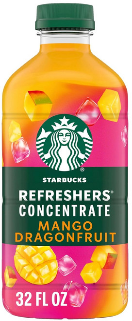 Starbucks 망고 주스 농축액 907g 스타벅스 리프레셔스 주스 스타벅스 농축주스, 1개