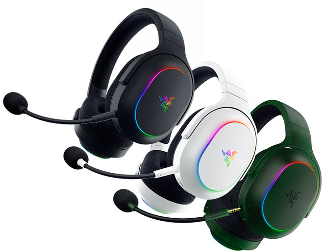 Razer Barracuda X 幻彩版 無線電競耳機, 黑色,主商品+黑色耳機架