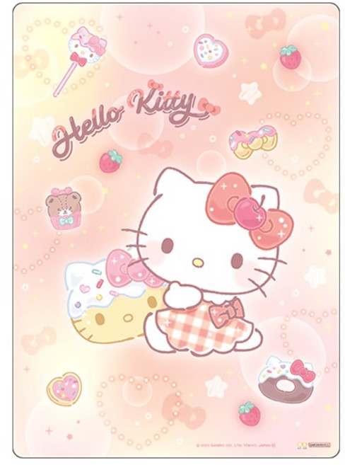 산리오 헬로키티 클리어 책받침 / 신학기, 1개, 핑크