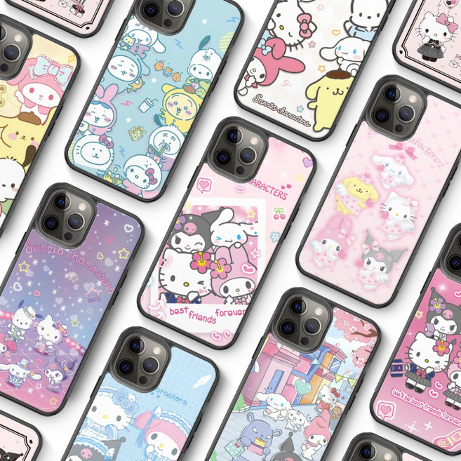 시나모롤 쿠로미 마멜 포차코 폼폼푸린 케이스 갤럭시 A3 A5 2016 2017 A6 2018 A7 2016 A7 2017 A7 2018