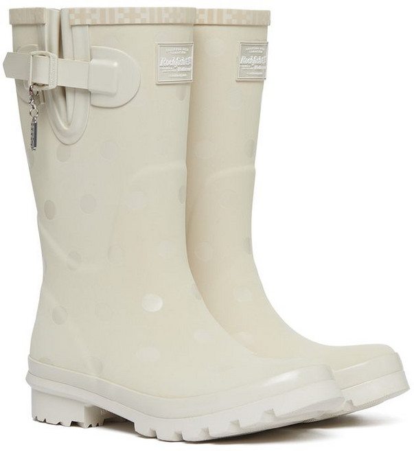 락피쉬웨더웨어 ORIGINAL RAIN BOOTS SHORT DOT - IVORY