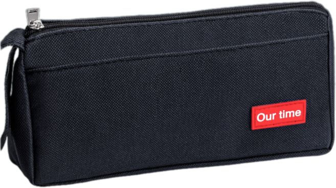 어반노트 초경량 필통 갓성비 대용량 여행용 화장품 케이스, 1개, 블랙