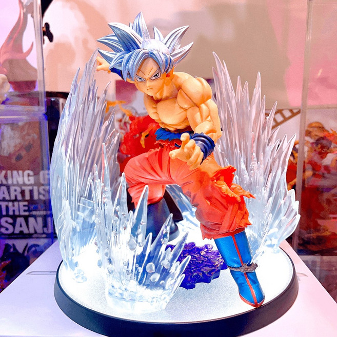 七龍珠 悟空公仔 燈座發光 白神悟空 maximatic 正版公仔 孫悟空 自在極易 意象化燈飾, 無燈版(白神悟空版本2),含公仔(附正版原盒)