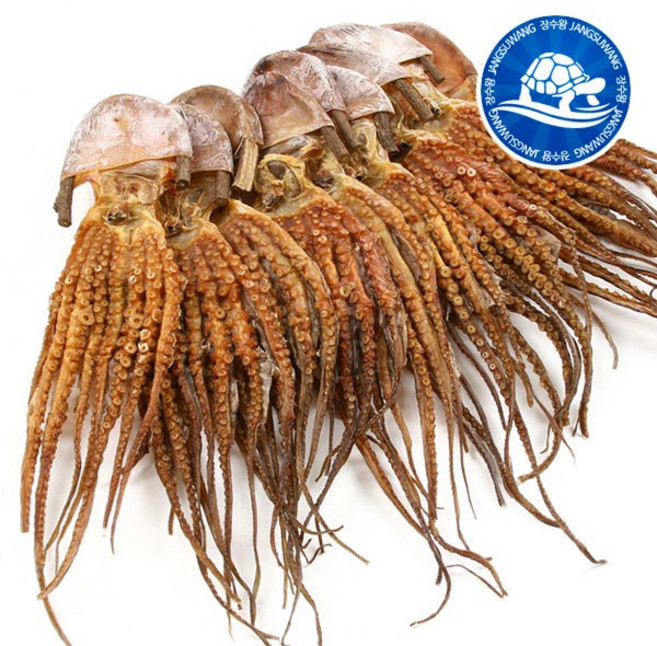 장수왕 피문어 (중 35-40cm) 1마리 /말린 문어 제수용 약문어 건문어, 1개