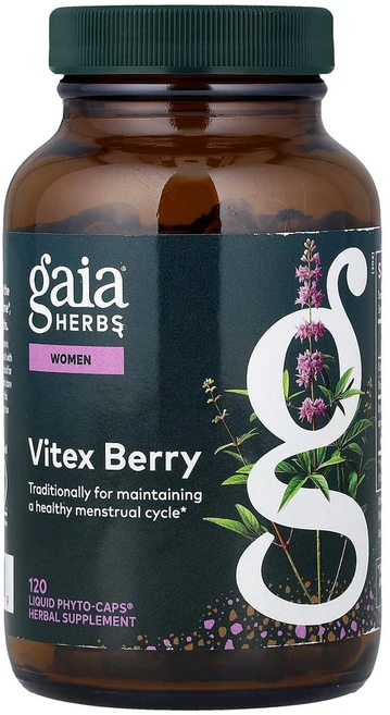 가이아허브 여성용 바이텍스 열매 베지 액상 파이토 캡슐 120정, 1개 - 쿠팡