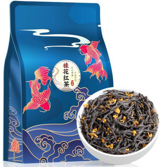 중민봉주 2022신 계화 홍차 정산소종 야생차 음제특급정종 농향 250g, 1개, 1개입