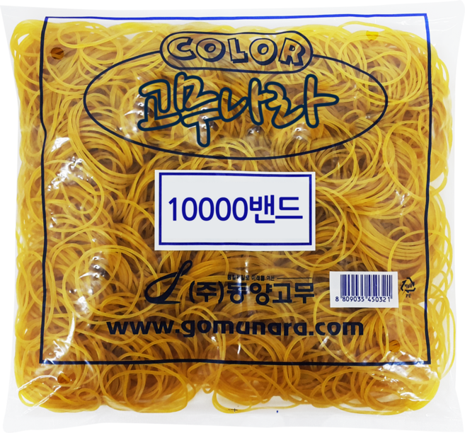 고무나라 10000 고무밴드 70mm x 1.3cm, 1개