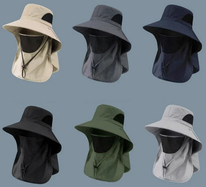 자외선 차단 얼굴가리는 모자 캐디 선캡 작업 모자