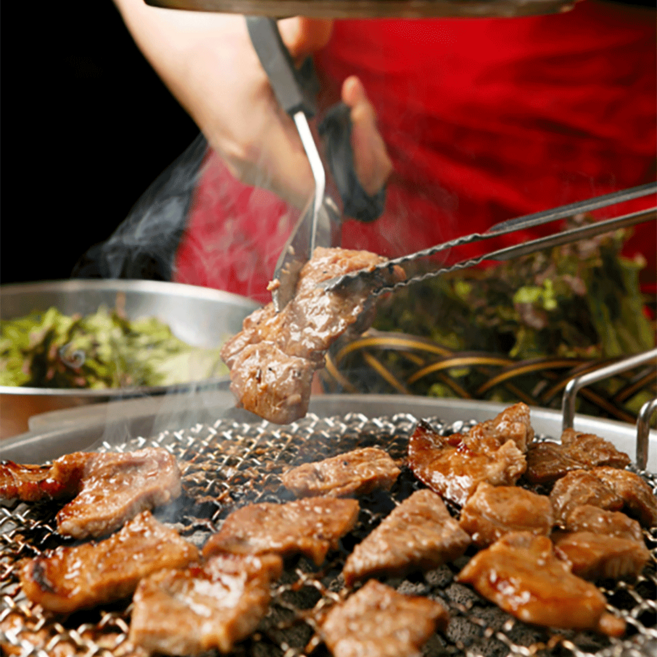 오래푸드 양념 돼지갈비 맛 업소용 순살 왕구이 4kg (12대) 명절 선물세트, 1개