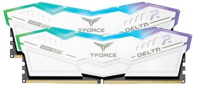TeamGroup T-Force DDR5-6000 CL38 DELTA RGB 화이트 32GB (16Gx2)