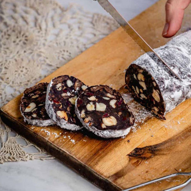 아뮤즈 수제 초코 살라미 초콜릿 디저트 와인 위스키 안주 (선물포장은 별도입니다), 175g, 1개