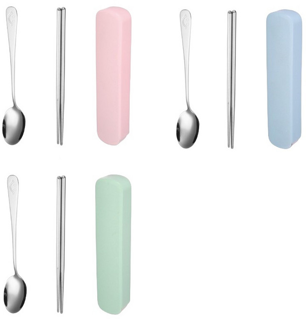 不鏽鋼泡麵碗 1300ML大容量密封防漏便當碗 附手柄學生宿舍必備, 1個, 加購不鏽鋼餐具