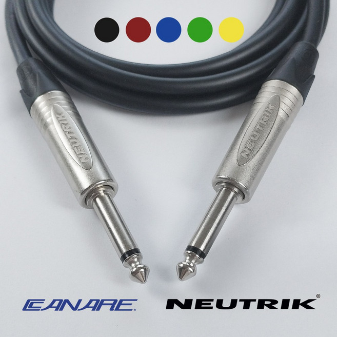 카나레 뉴트릭 기타 케이블 L-2T2S 1m - 30m 스피커 앰프 키보드 오디오인터페이스 마이크 TS 55 베이스 NP2X MGC-151, 4m, 블랙