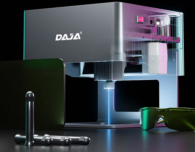 레이저 각인기 미니 마킹기 소형 조각기 휴대용 커팅기 아크릴, 1개