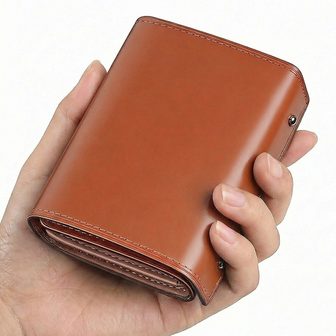 Luxeed 남성 지갑 천연가죽 RFID 차단 대용량 카드지갑 반지갑 심플 남자 선물용 남녀공용