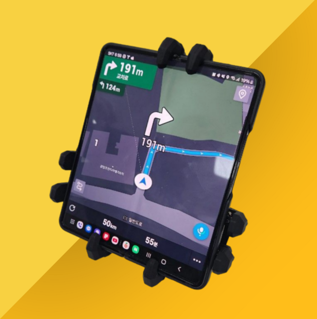 스파이더락 폴드용 확장 오토바이 핸드폰거치대, 폴드전용(백미러설치형)