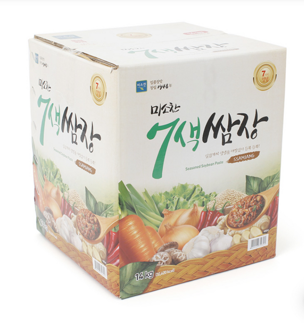 영화식품 영화 미소찬 7색 쌈장 캔 14Kg, 2개