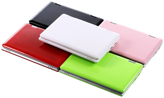 미니노트북 7인치 초경량 학습용 컴퓨터 휴대용 안드로이드 넷북 고성능, 단일 모델, Android, 1GB, 32GB, 잔디 그린