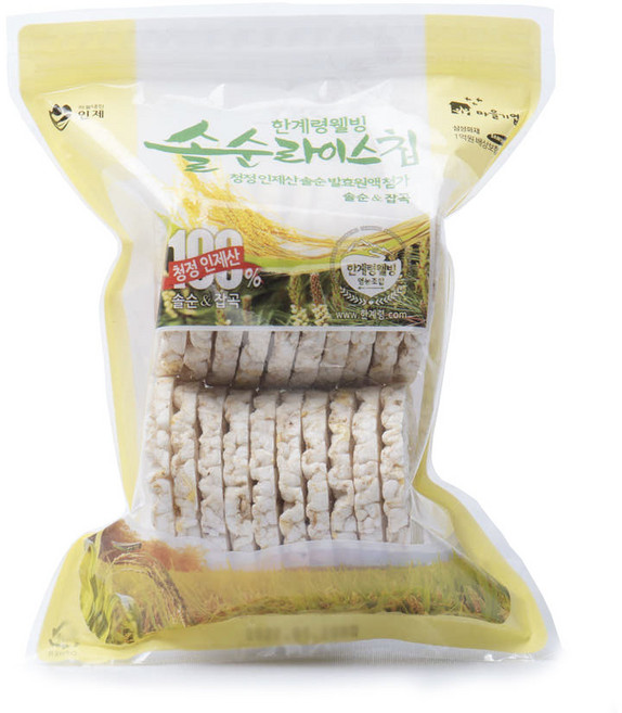 [한계령]솔순 라이스칩 x3봉, 3개, 120g