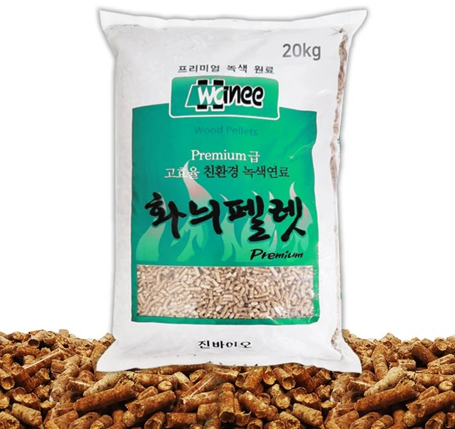 (모두팜) 화늬펠렛 20kg 연료용 난방용 화목난로 캠핑연료 목재 우드펠렛, 30개 - 쿠팡