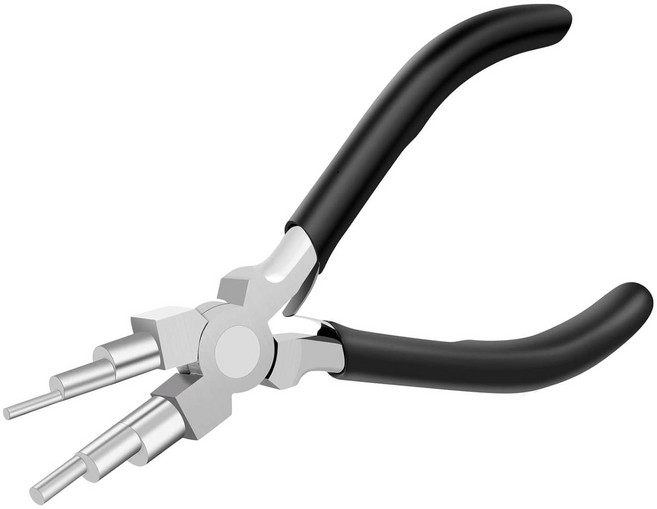 디와이툴즈 멀티 사이즈 와이어 루프 펜치 6단계 쥬얼리 악세사리 공예 제작 플라이어, 1개