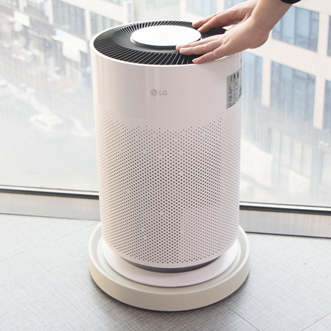 LG 퓨리케어 Hit 히트 공기청정기 이동식 바퀴달린 받침대, 1개, 베이지
