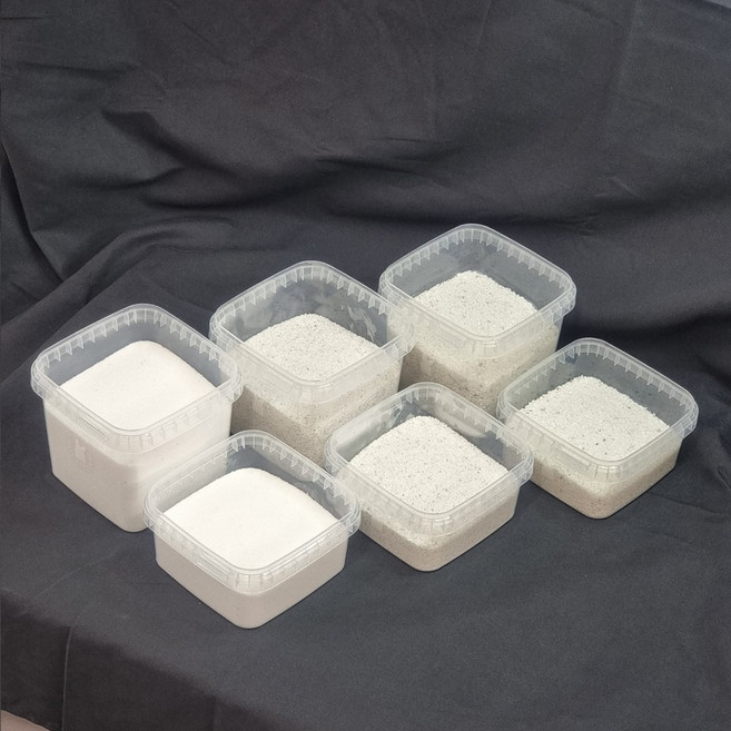 테이블가드닝 백사 흰모래 색모래 아쿠아리움모래, 1~2mm 600g, 1개, 흰색