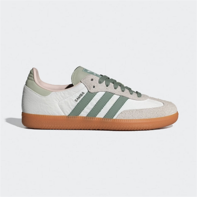 아디다스 삼바 OG 클라우드 화이트 & 코어 블랙 & 클리어 그래니트 (증정품 수납백+신발끈 ), A-4(증정품 수납백), 240