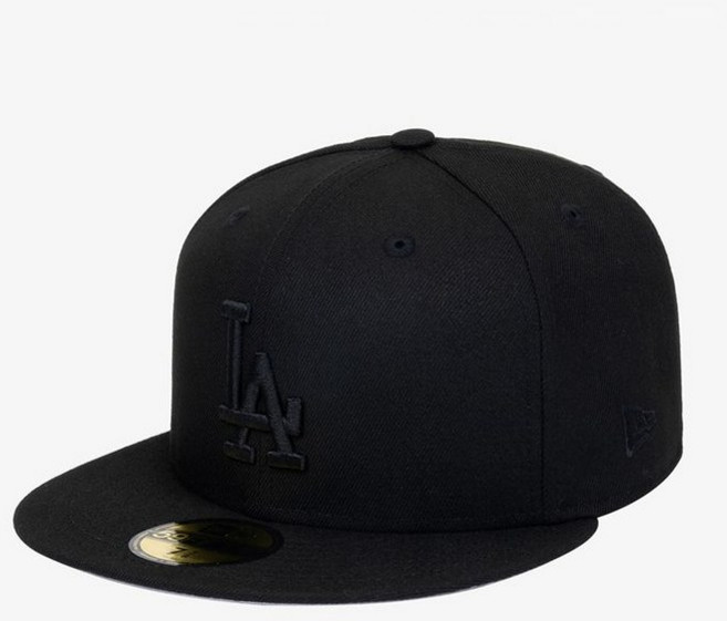 뉴에라 NEW ERA LA다저스 베이직 피티드캡 블랙블랙 11591150 403729