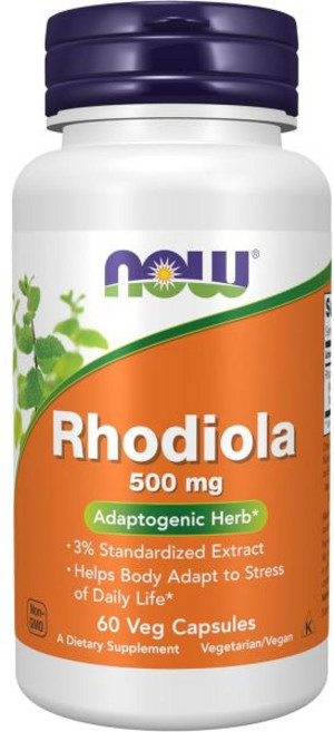 NOW 식품 로디올라 500mg 60정 [해외 직수입]
