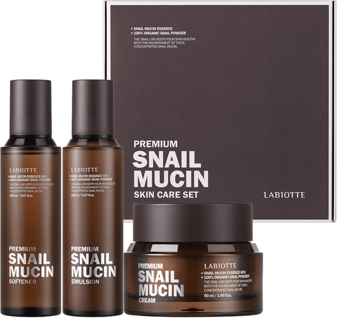 프리미엄 스네일 뮤신 3종 세트 (소프너 150ml + 에멀전 150ml + 크림 50ml), 1개