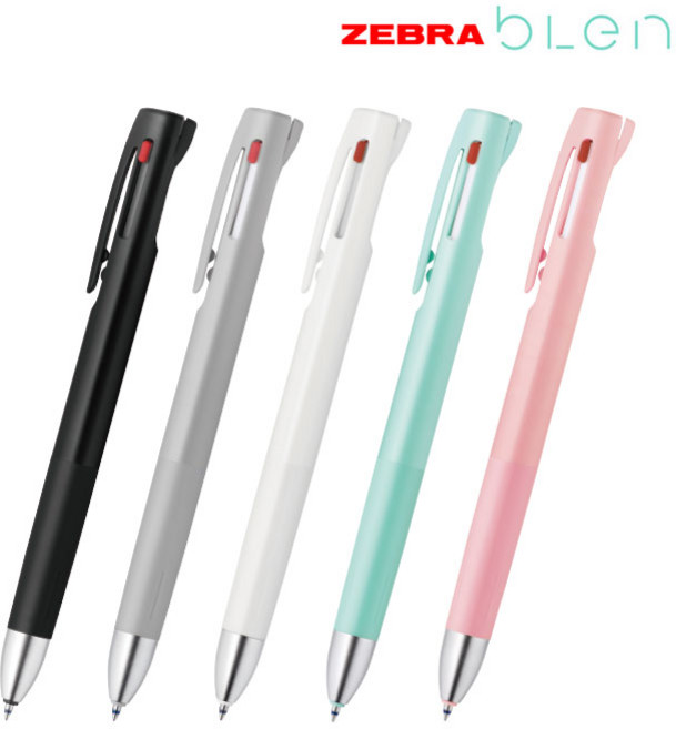 제브라 블렌 3색볼펜 BLEN 3C 0.5mm 0.7mm, 1개, 0.7mm 블랙