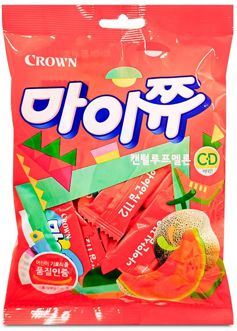 크라운 마이쮸 캔털루프 멜론 100g, 1개
