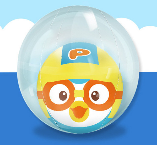 뽀로로 40 비치볼 캐릭터-23B40, 뽀로로-Q0232/, 1개