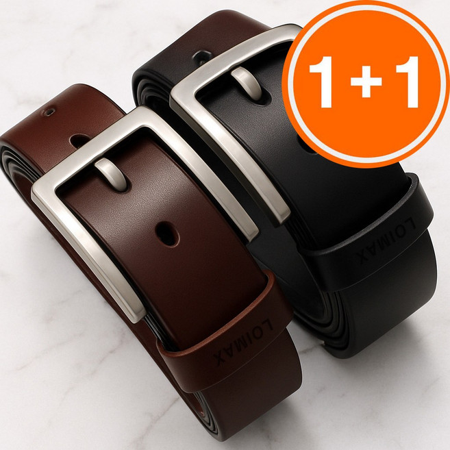 1+1 로이맥스 청바지벨트 빅사이즈 남성벨트 남자 허리띠 혁대 NO-2