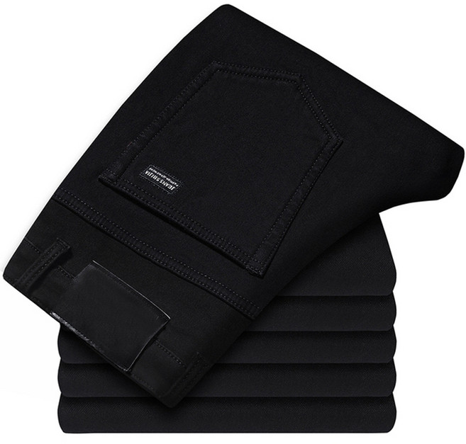 남성 클래식 청바지 jean homme men mannen soft black 바이커 남성 바지 데님 오버올 남성 바지