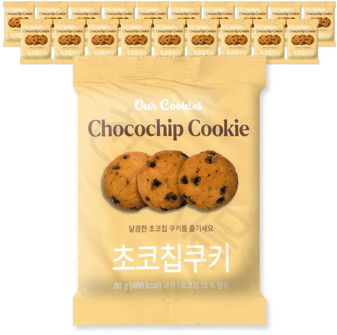 신흥 초코칩쿠키 80g, 20개