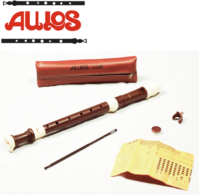 아울로스 알토 리코더 709BW 바로크식 무광우드 고급리코더, 1개