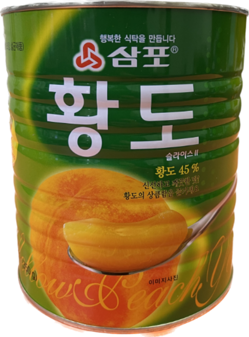 [삼포]황도슬라이스400g, 6개, 3kg