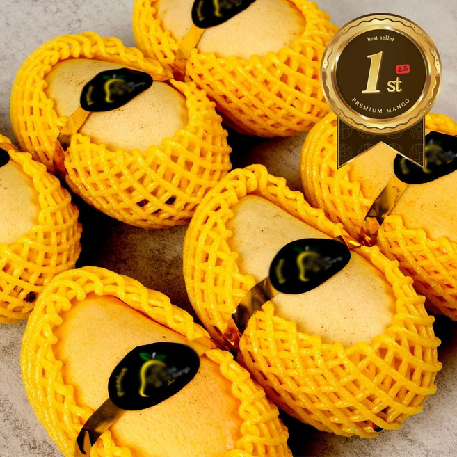 농장에서바로 프리미엄 망고, 1kg (2-3개), 1박스