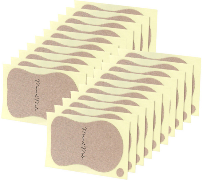 미니멀모다 겨드랑이 땀 흡수 패드 스티커 접착식 발바닥 겨땀 패치, 20개