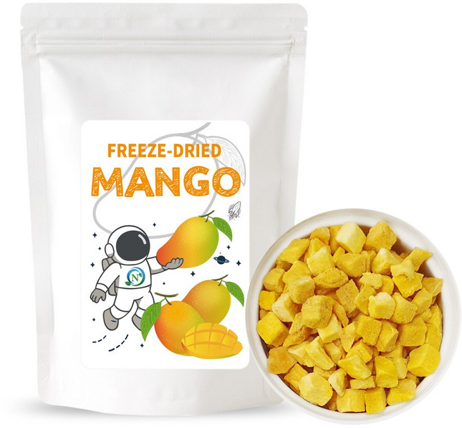 앤네이처 순수 자연 달콤 동결건조 망고다이스(10mm) 리얼칩, 1개, 100g