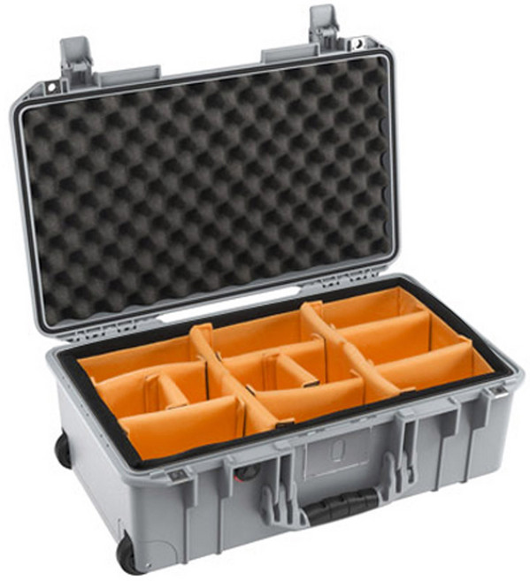 펠리칸 1535 Air 캐리온 하드케이스 + 호환디바이더 카메라가방 펠리칸케이스, 펠리칸 1535 Air 실버 +호환디바이더, 1개